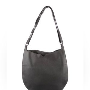 Grey Valextra leather Weekend bag-medium